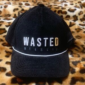 Travis Mathew Wasted weekends Black Hat with White Logo